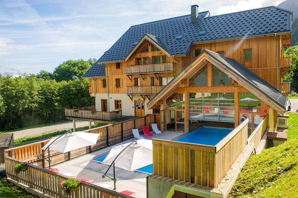 Appartement Les Chalets De Belledonne Saint-Colomban-des-Villards Exteriör bild